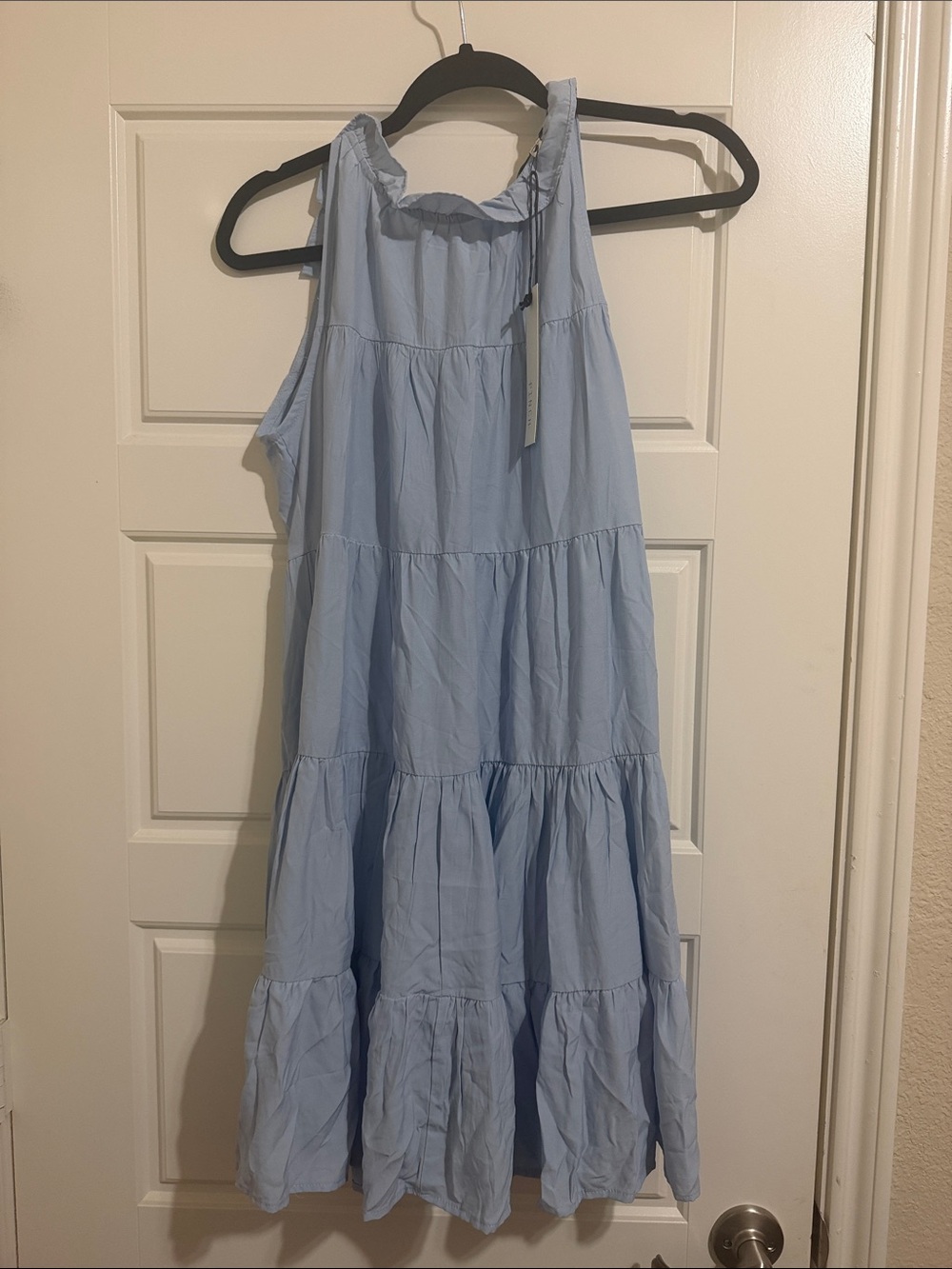 NWT Pinch Pale Blue Tiered Dress